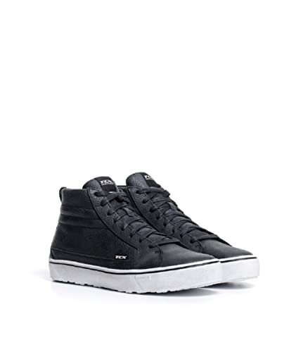 TCX Street 3 WP, Buty motocyklowe męskie, Black/Black/White, 46 EU, Czarny biały czarny, 46 EU