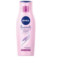 Szampony do włosów - Nivea Hairmilk Natural Shine szampon pielęgnujący do włosów osłabionych bez połysku 400 ml - miniaturka - grafika 1