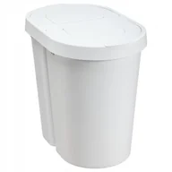 Kosze na śmieci - Kosz na śmieci do segregacji uchylny zestaw 2x 25l - miniaturka - grafika 1