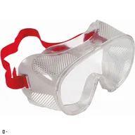 Okulary ochronne - PILLI - gogle  z płaską szybką poliwęglanową i miękką plastikową częścią twarzową - miniaturka - grafika 1