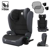 Foteliki samochodowe - Fotelik Samochodowy dla dzieci Tulano Joy 35 100-150cm ISOFIX I-SIZE, Czarno-Szary - miniaturka - grafika 1