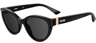 Okulary przeciwsłoneczne - Moschino MOS065/S Kobiety Okulary przeciwsłoneczne BLACK/DARK GREY 55/19/140 - miniaturka - grafika 1