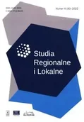Czasopisma - Studia Regionalne i Lokalne 4 (90) 2022 - miniaturka - grafika 1