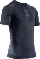Koszulki sportowe męskie - X-BIONIC Koszulka do biegania z krótkim rękawem męska XCEED RUN SHIRT black/rhino grey - miniaturka - grafika 1
