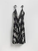 Swetry damskie - Reserved - Sukienka plażowa - czarny - miniaturka - grafika 1