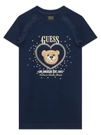 Sukienki i spódniczki dla dziewczynek - Guess Sukienka codzienna K6RK01 KAUH0 Granatowy Regular Fit - miniaturka - grafika 1