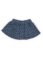 Spódnice - Niemowlęca spódnica kwiaty granatowa Nicol,r.80 - miniaturka - grafika 1