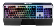 Klawiatury - COUGAR Gaming Attack X3 RGB klawiatura USB QWERTZ Niemiecki Czarny, Srebrny 37ATRM4MB.0001 - miniaturka - grafika 1