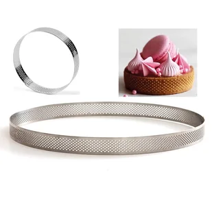 Forma do tarty 16 cm ciastek perforowana rant - Formy do ciast - miniaturka - grafika 1