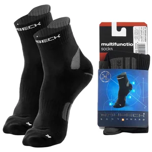 SKARPETY MULTIFUNKCYJNE Brubeck trekkingowe SPORTOWE z JONAMI SREBRA 45-47 - Skarpetki męskie - miniaturka - grafika 1