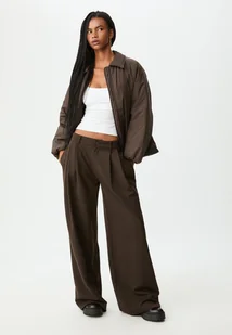 Stradivarius Pikowana kurtka regularna Brązowy M - Kurtki damskie Stradivarius Pikowana kurtka regularna Brązowy M - Kurtki damskie - miniaturka - grafika 1