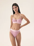 Biustonosze - Biustonosz usztywniany Lirage Bloovii pastelowy róż S - miniaturka - grafika 1