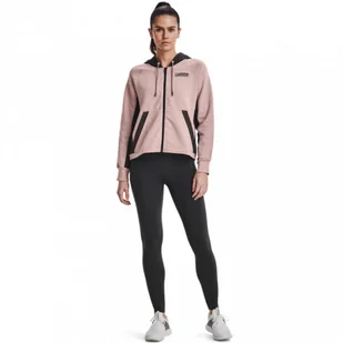 Damska bluza treningowa UNDER ARMOUR Rival + FZ Hoodie - Bluzy sportowe damskie - miniaturka - grafika 1
