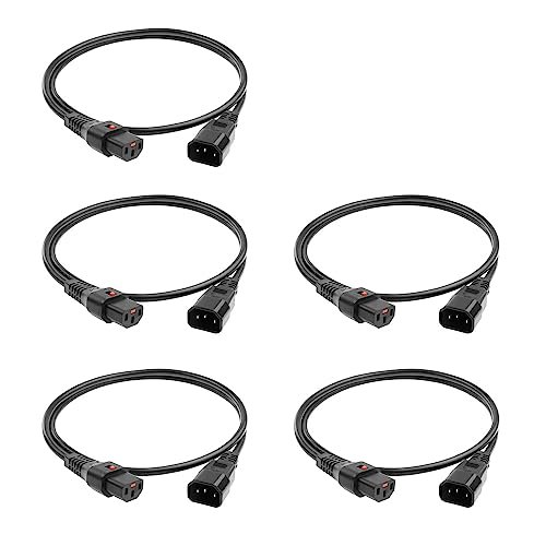 AK5328 AK5328 C13 kabel sieciowy 2 metry, gniazdo C13 C14 złącze wtykowe, 10 A 250 V
