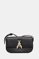 Torebki damskie - Patrizia Pepe torebka skórzana kolor czarny 8B0231 L061 - miniaturka - grafika 1