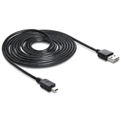 Kable USB - Delock 3m USB 2.0 A - mini USB m/m kabel USB - miniaturka - grafika 1