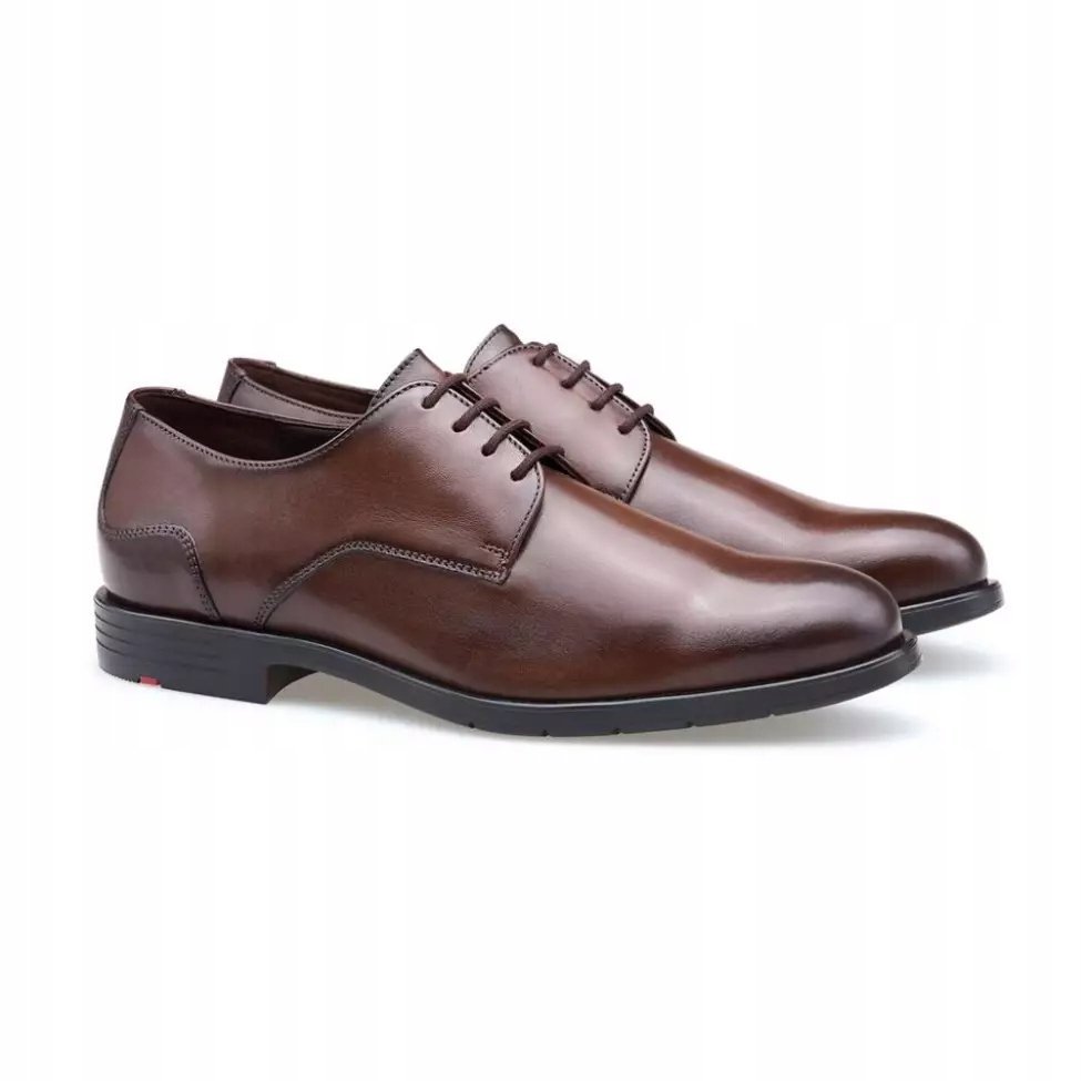 LLOYD EEZY 110 Buty Męskie Półbuty Skórzane Eleganckie Sznurowane 44