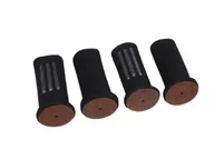 Meble modułowe i akcesoria - Ochronne Skarpety Na Nogi Krzesła Nakładki 16 Szt. Czarne - miniaturka - grafika 1