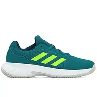 Trampki męskie - adidas Gamecourt 2.0 tenisówki męskie, Arctic Fusion Lucid Lemon Ftwr biały, 40 2/3 EU - miniaturka - grafika 1