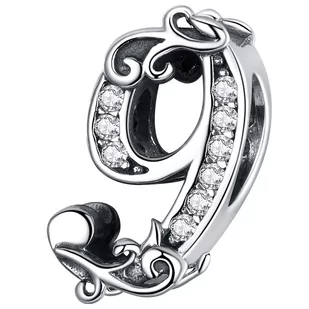 CHARMS CYFRA DZIEWIĘĆ 9 koralik beads srebro S925 CH471 - Wisiorki - miniaturka - grafika 1