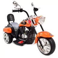 Pojazdy elektryczne dla dzieci - Import SUPER-TOYS MOTOR CHOPPER TR1501 TR-1501-ORANGE - miniaturka - grafika 1