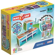 Klocki - GeoMag Magicube Transport + Cards 7 el. - miniaturka - grafika 1