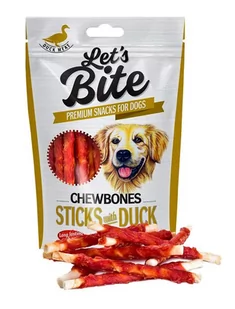 Let's Bite Let's Bite Chewbones Sticks with Duck 80g - Przysmaki dla psów - miniaturka - grafika 1