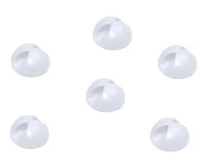 Organizer na kable Msonic MLX2317W 6 sztuk białe - Maskownice do kabli - miniaturka - grafika 1