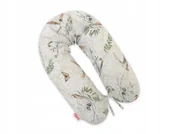 Poduszki do karmienia - Poduszka ciążowa Longer dla kobiet w ciąży do spania - brown birds - miniaturka - grafika 1