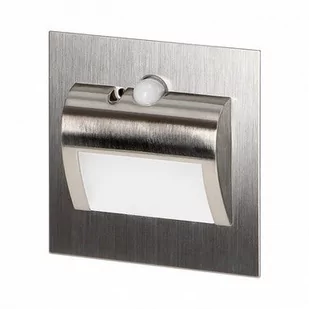 Oprawa schodowa podtynkowa puszka fi60, czarna, 1,5W, 30Lm, 3000K, zasilanie 12V DC, czujnik ruchu i zmierzchu - Oprawy, klosze i abażury - miniaturka - grafika 1