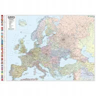 Mapy i plansze edukacyjne - Piętka Mapa ścienna Europy. Polityczno-drogowa 1:4 300000 - miniaturka - grafika 1