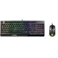 Zestawy myszka + klawiatura - Klawiatura i mysz MSI Vigor GK30 COMBO, CZ+SK layout (S11-04CS601-CLA) Czarna - miniaturka - grafika 1
