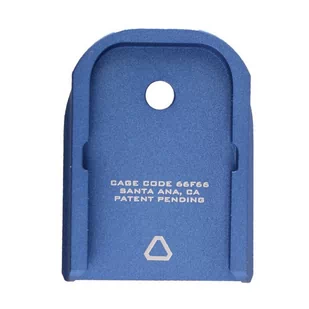 Strike Industries - Stopka magazynka Glock Aluminum Mag Base Plate - Niebieski - SI-G-ALBP-BLU - Osprzęt do wiatrówek - miniaturka - grafika 4