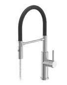 Baterie kuchenne - Quadron Andy Bateria kuchenna wysoka stalowa/wąż czarny 3623523_BSBL - miniaturka - grafika 1