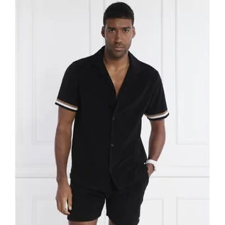 Koszule męskie - BOSS BLACK Koszula Beach Shirt Terry | Relaxed fit - grafika 1