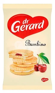 Dr Gerard Bambino Herbatniki z nadzieniem wiśniowym 235g Lider - Ciastka - miniaturka - grafika 1