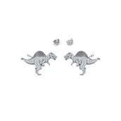 Kolczyki - Kolczyki Spinozaur srebro - MEJK Jewellery - miniaturka - grafika 1