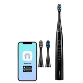 Szczoteczki elektryczne - Niceboy Ion SmartSonic Czarny - miniaturka - grafika 1
