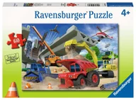 Puzzle - Ravensburger puzzle Pojazdy budowlane 60 elementów - miniaturka - grafika 1