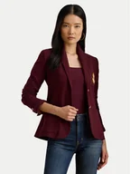 Marynarki i żakiety damskie - LAUREN RALPH LAUREN Marynarka 200797305029 Bordowy Slim Fit - miniaturka - grafika 1