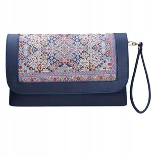 Torebka Damska Mała Kopertówka Wizytowa Elegancka Ekoskóra Orientalne Wzory - Torebki damskie Torebka Damska Mała Kopertówka Wizytowa Elegancka Ekoskóra Orientalne Wzory - Torebki damskie - miniaturka - grafika 1