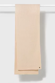 Apaszki i szaliki damskie - Roxy szalik 6117100000 damski kolor beżowy gładki - grafika 1