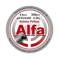 Amunicja do wiatrówek - Śrut Kvintor 4,50mm Diabolo Alfa 300 szt 0,50g - miniaturka - grafika 1