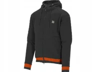 Bluzy męskie - BLUZA Z KAPTUREM XXL ROTTWEILER CZARNO-CZERWONY BAWEŁNA ZAMEK BŁYSKAWICZNY - miniaturka - grafika 1