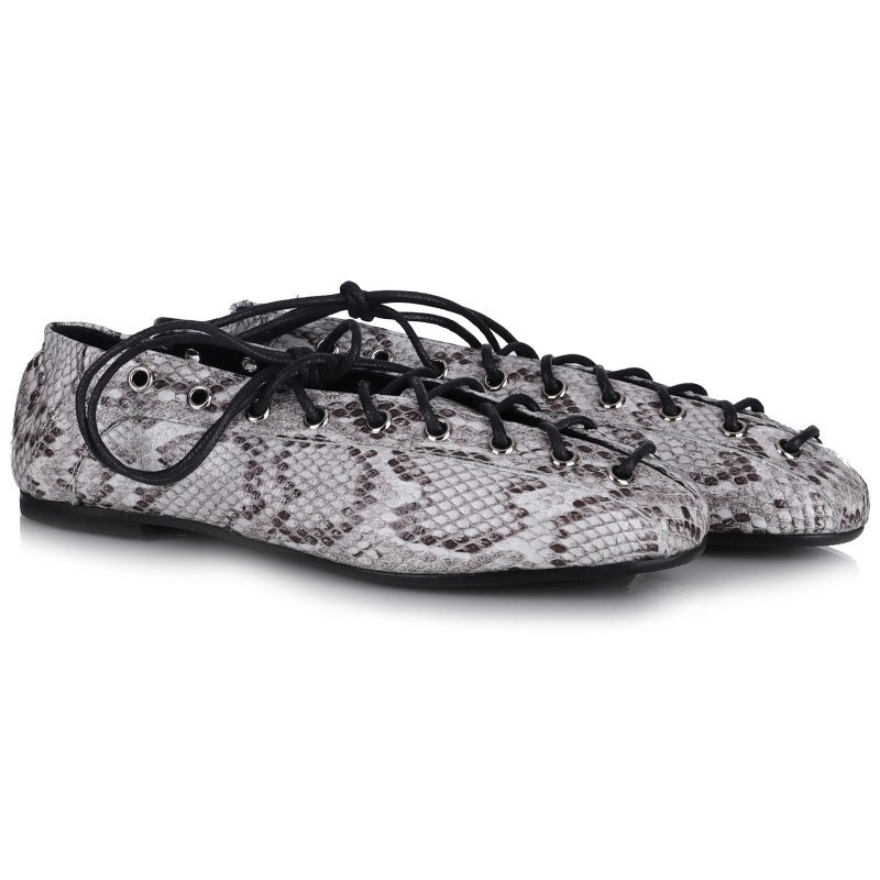 Półbuty damskie Bombonella 3T 6084-30 WHITE SNAKE PRINT R.39