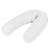 Poduszki do karmienia - The Living Store Poduszka ciązowa w kształcie litery J - 54x(36-43) cm - biała - Poduszka Dla Ciężarnej - miniaturka - grafika 1