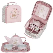 Zabawy w naśladowanie dorosłych - Zestaw do herbaty w walizeczce Fairy Garden, Little Dutch - miniaturka - grafika 1
