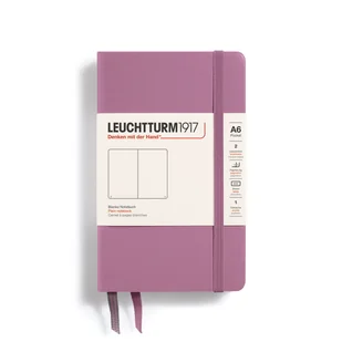 Notatnik Leuchtturm1917 Pocket A6, twarda oprawa, Gładki, Dusty Rose - Notesy i bloczki - miniaturka - grafika 1
