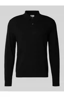 Swetry męskie - Sweter z dzianiny z kołnierzykiem polo - CK Calvin Klein - miniaturka - grafika 1