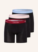 Majtki damskie - Calvin Klein Bokserki Icon Cotton Stretch, 3 Szt. rot - miniaturka - grafika 1